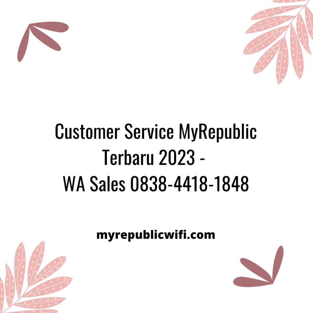 Customer Service MyRepublic