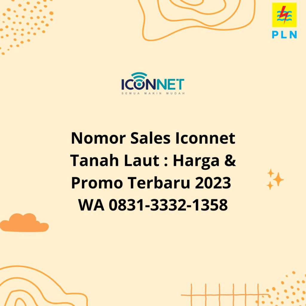 Sales Iconnet Tanah Laut